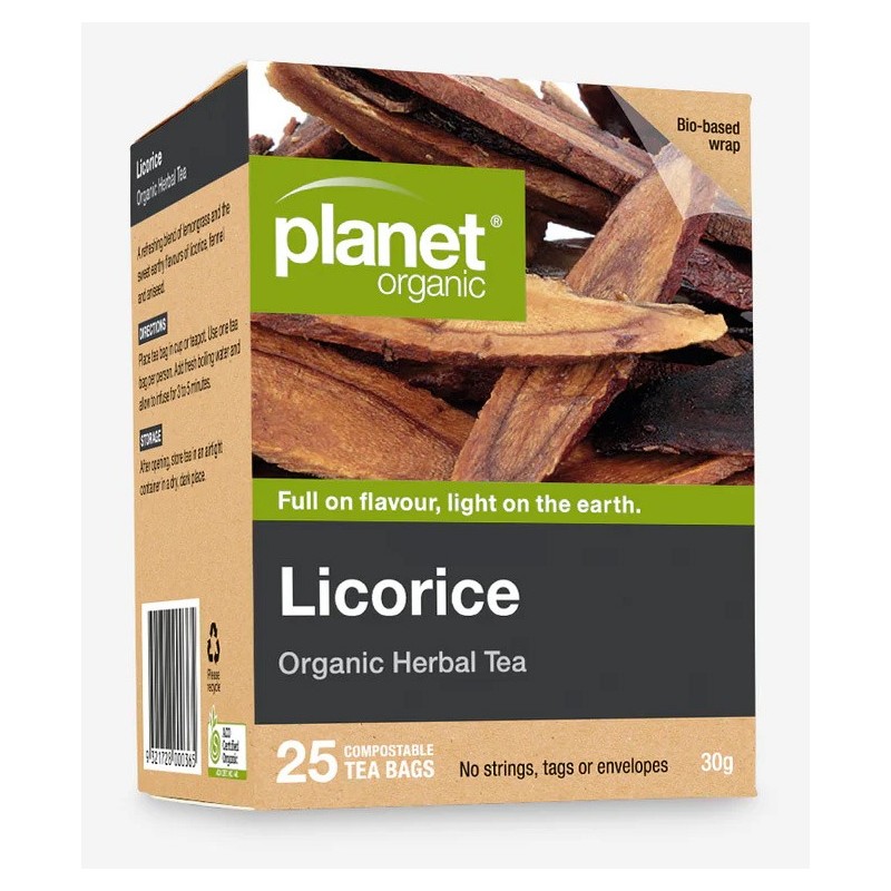 Planet Organic Herbal teabags Licorice (25 bags)