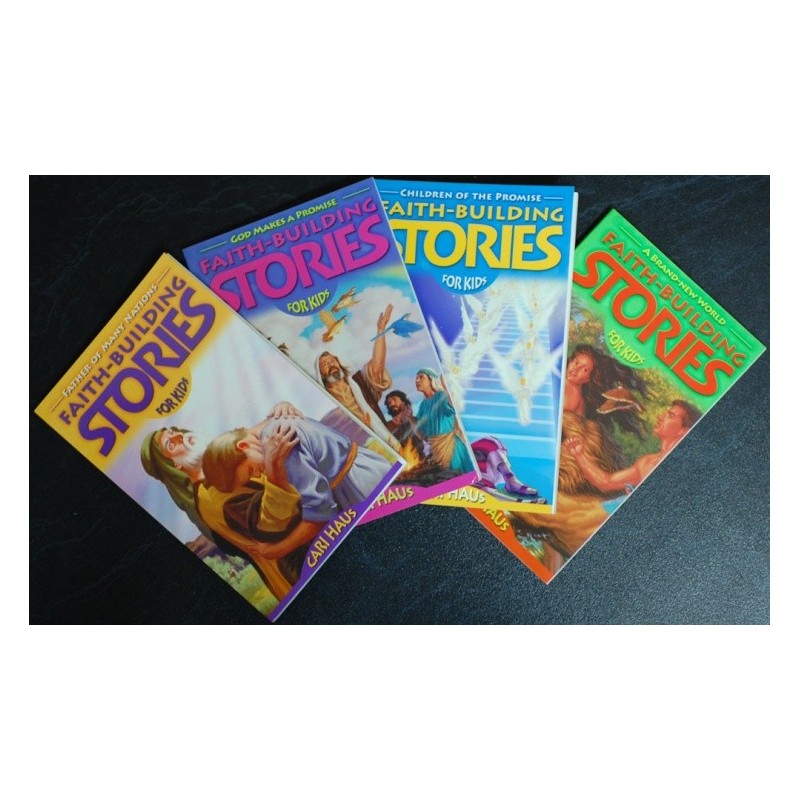 Faith-Building Stories for Kids Set of 4
