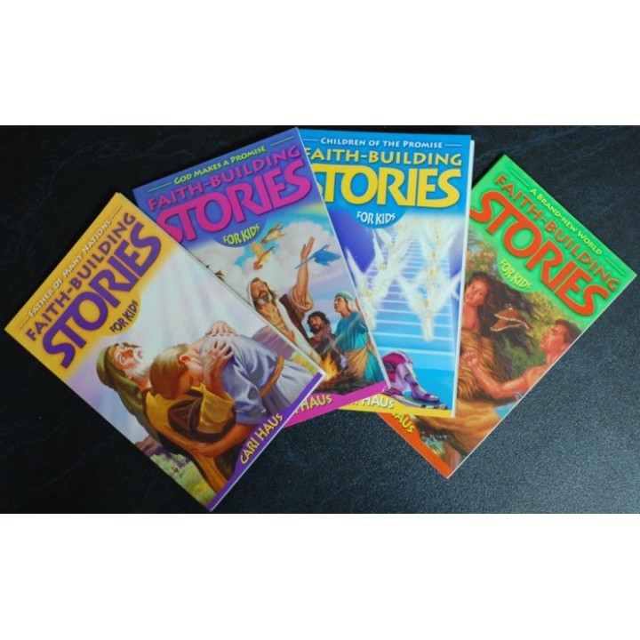 Faith-Building Stories for Kids Set of 4