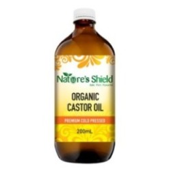 Certified Organic Castor Oil 200ml