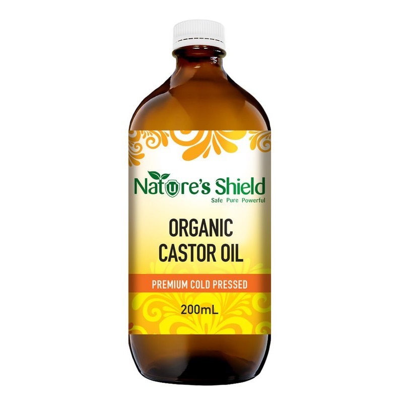 Certified Organic Castor Oil 200ml