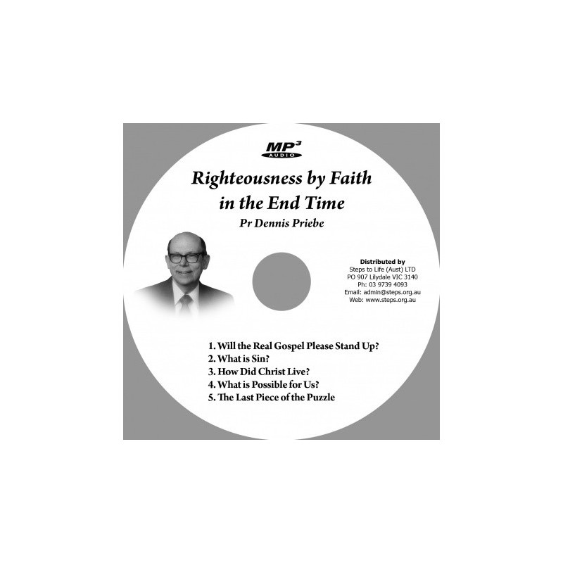 Righteousness by Faith in the End Time MP3