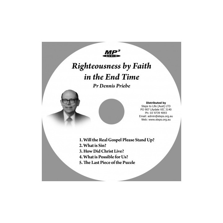 Righteousness by Faith in the End Time MP3