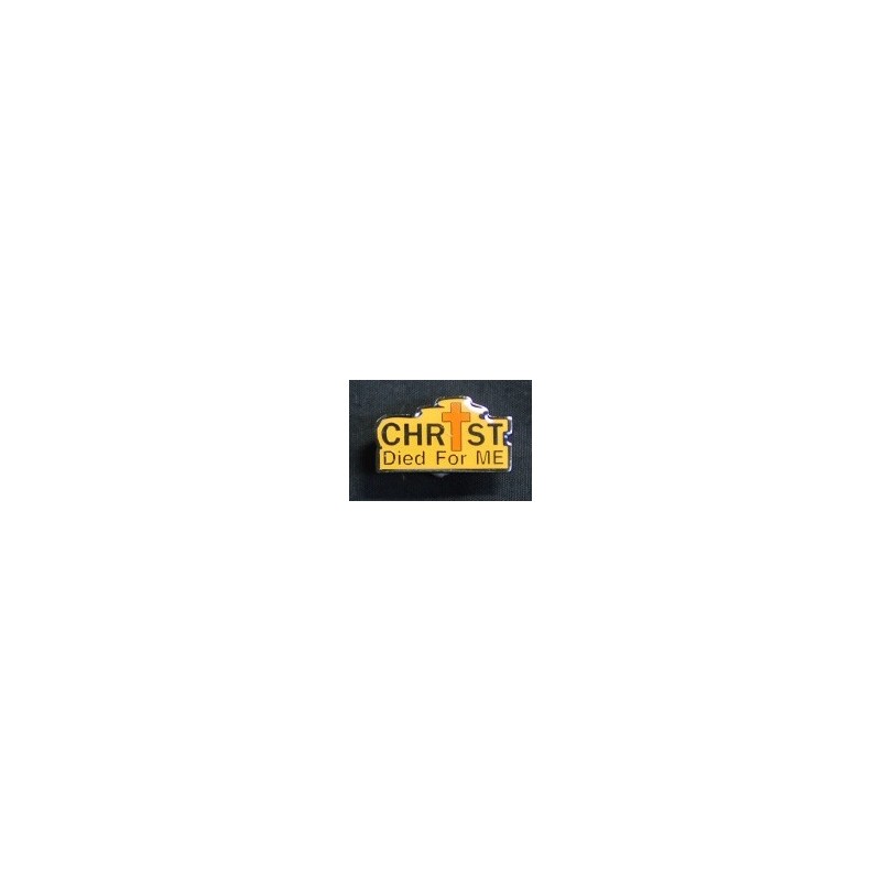 Christ Died For Me Badge