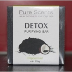 Handmade Charcoal Goat's Milk Soap - Peppermint