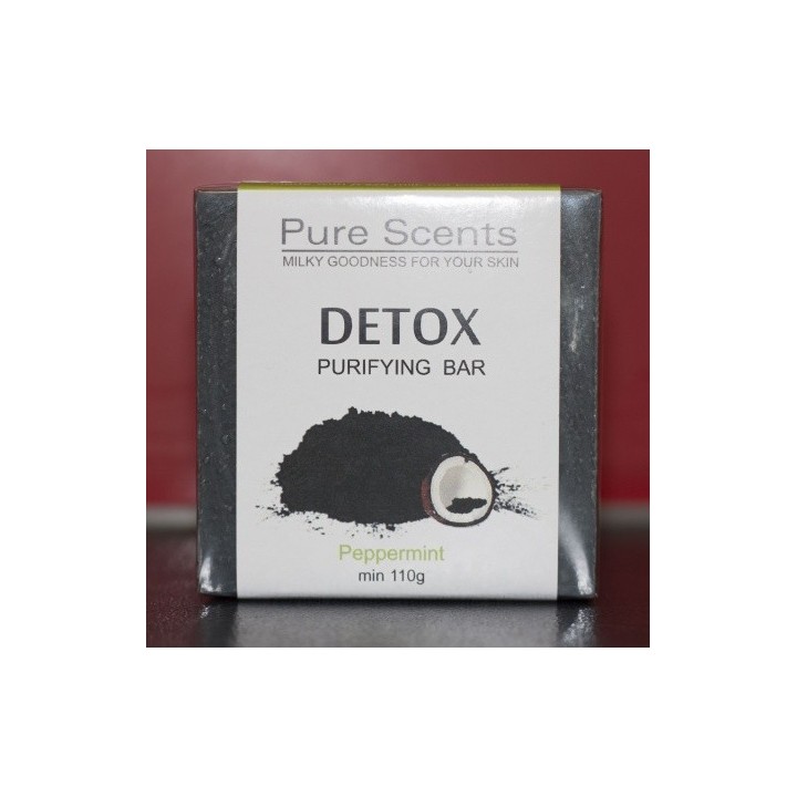 Handmade Charcoal Goat's Milk Soap - Peppermint