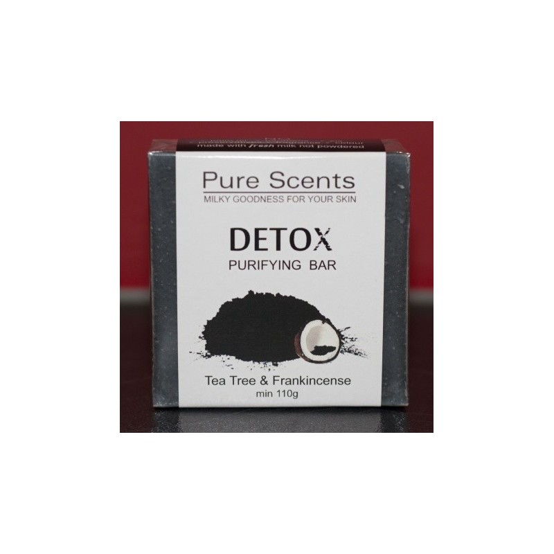 Handmade Charcoal Goat's Milk Soap - Tea Tree & Frankincence