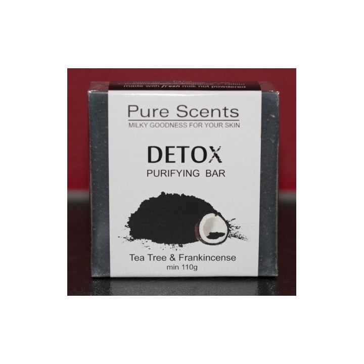 Handmade Charcoal Goat's Milk Soap - Tea Tree & Frankincence