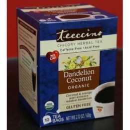 Teeccino Dandelion Coconut Tea Bags