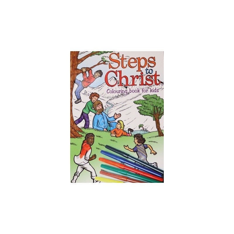 Steps to Christ Colouring book for Kids