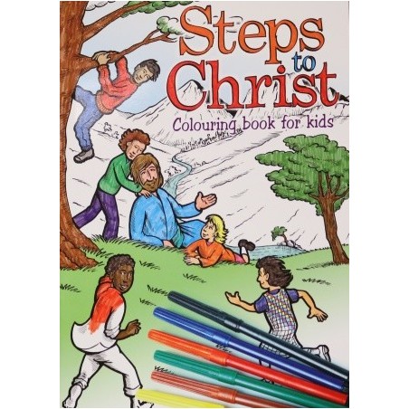Steps to Christ Colouring book for Kids