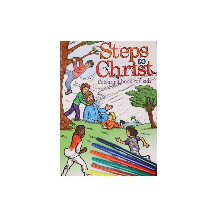 Steps to Christ Colouring book for Kids