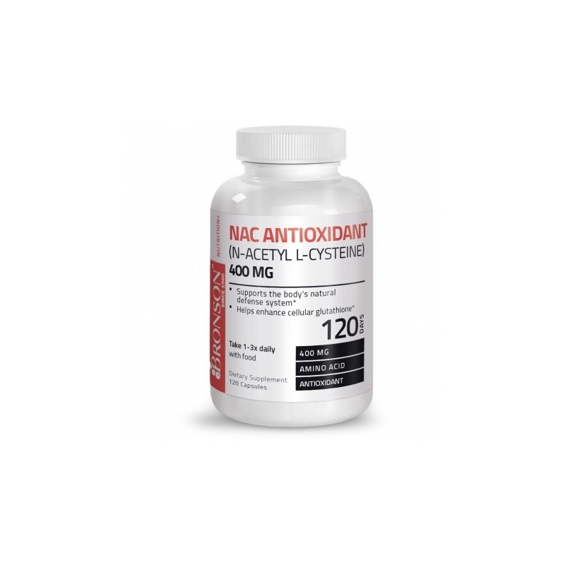 NAC Antioxidant N-Acetyl L-Cysteine 400mg 120 capsules