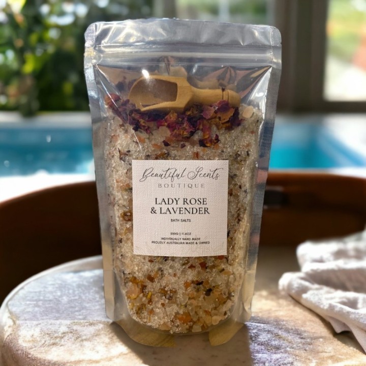 Lady Rose & Lavender Bath Salts 500gm