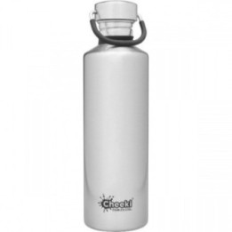 Cheeki 750ml Stainless Steel Water Bottle - Silver