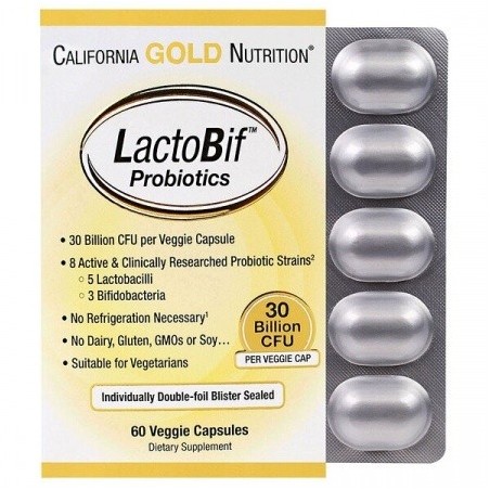 LactoBif Probiotics 30B CFU 60 Veggie Capsules