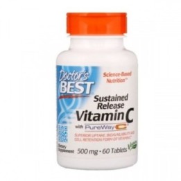 Doctors Best Sustained Release Vitamin C with PureWay-C 60T