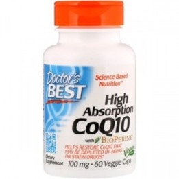 Doctors Best High Absorption CoQ10 with BioPerine 200mg 60C