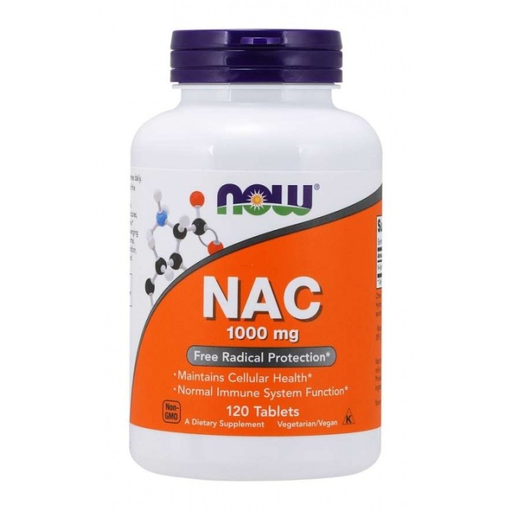 NAC 1000 mg (120 Tablets) Now Foods