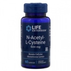 NAC Life Extension N-Acetyl-L-Cysteine 600mg (60 capsules)