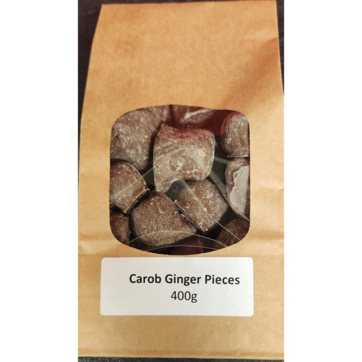Carob Ginger Pieces 500gm