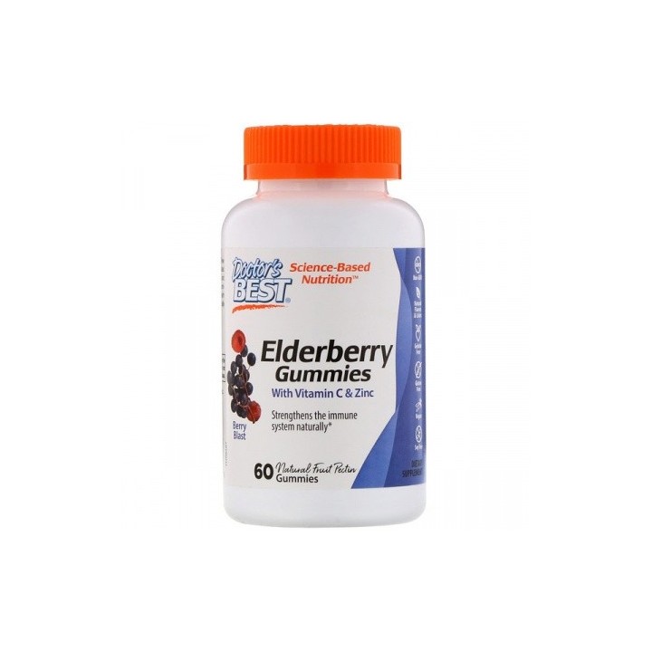 Elderberry Gummies with Vitamin C & Zinc Berry B (30)