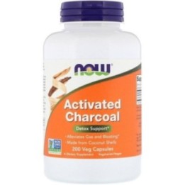 Now Foods Activated Charcoal 200 Capsules