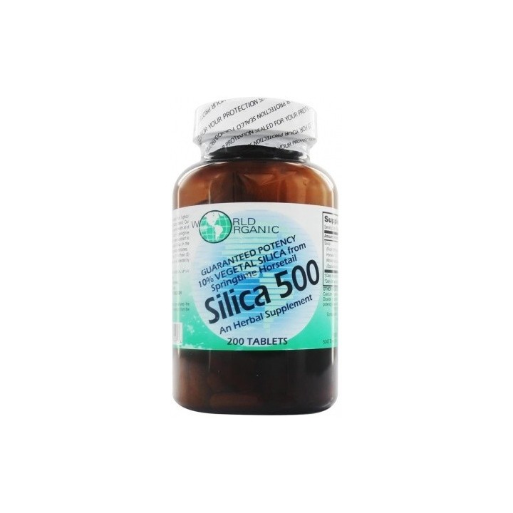 World Organic Silica 500 200 tablets