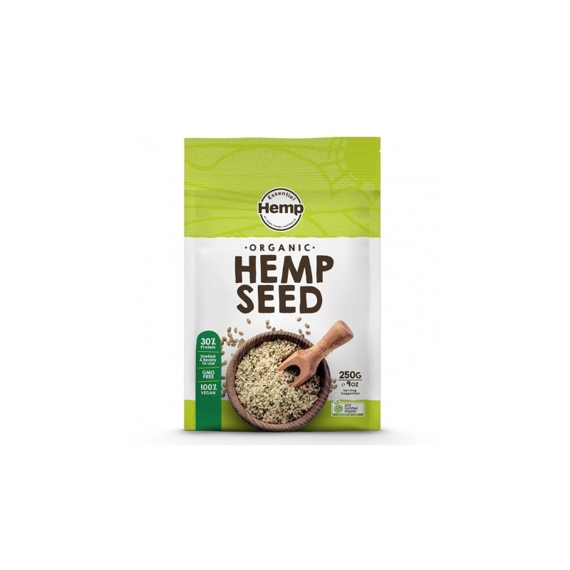Essential Hemp organic Hemp Seeds Hulled 250gm