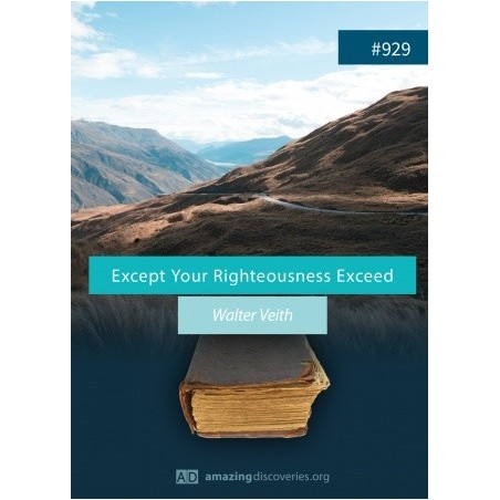 Except Your Righteousness Exceed