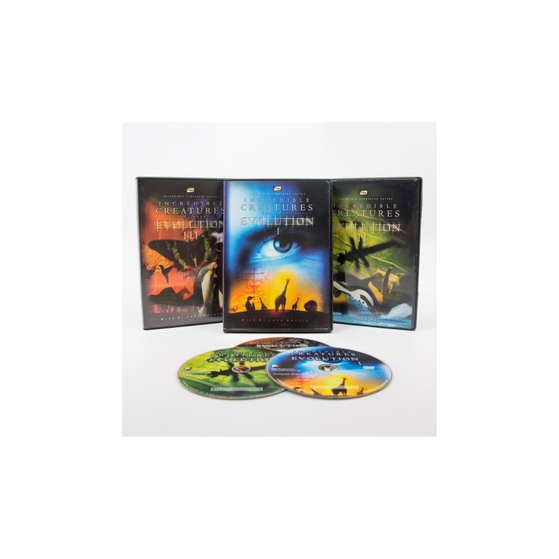 Incredible Creatures That Defy Evolution -  Complete set of 3 DV