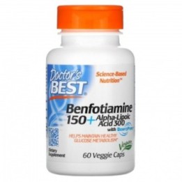 Doctors best Benfotiamine with BenfoPure Capsules
