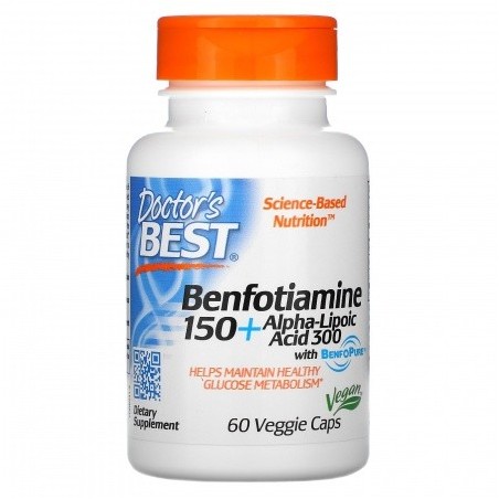 Doctors best Benfotiamine with BenfoPure Capsules