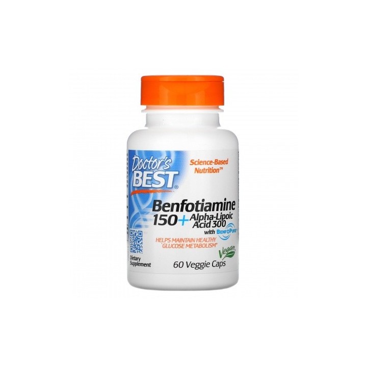 Doctors best Benfotiamine with BenfoPure Capsules