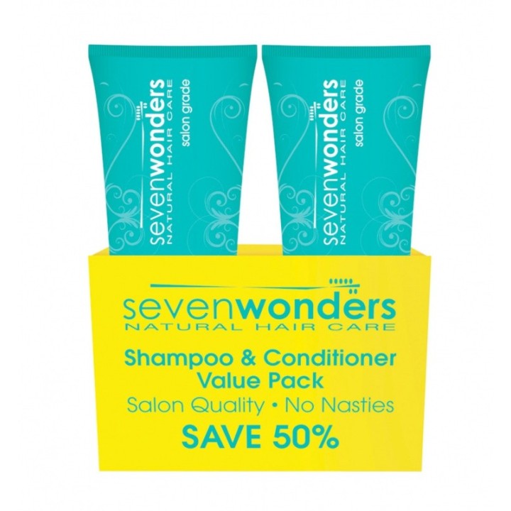 Seven Wonders natural Haircare Shampoo and Conditioner