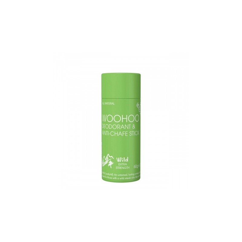 Woohoo Deodorant & Anti-Chafe Stick Wild (Ultra Strength Unisex)