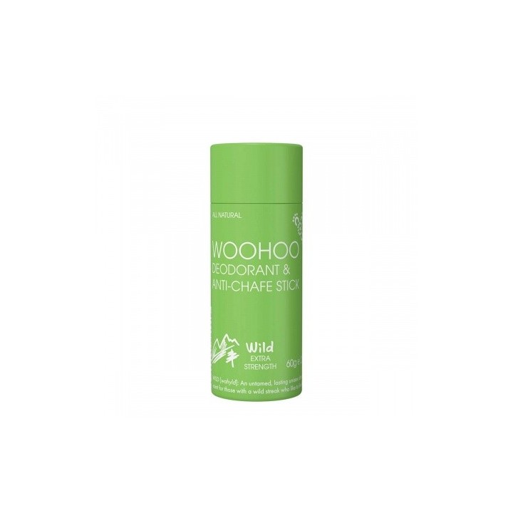 Woohoo Deodorant & Anti-Chafe Stick Wild (Ultra Strength Unisex)