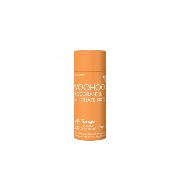 Woohoo Deodorant & Anti-Chafe Stick Tango (Sensitive Bicarb Free