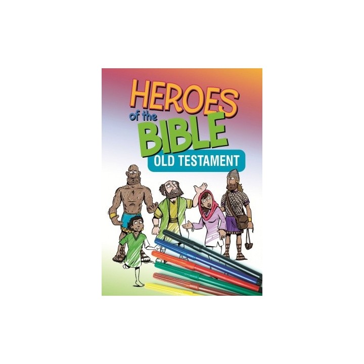 Heroes of the Bible colouring in book Old Testament