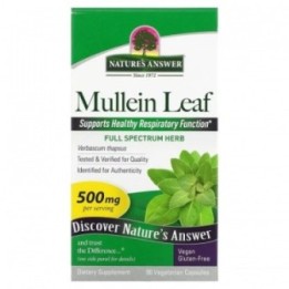 Natures Answer Mullein Leaf 500mg 90 Capsules