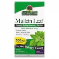 Natures Answer Mullein Leaf 500mg 90 Capsules