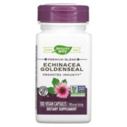 Natures Way Echinacea Goldenseal 450mg 100 Veg Caps