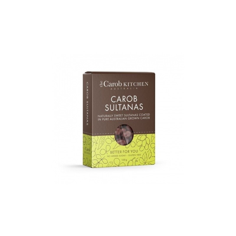 Carob Kitchen - Coated Carob Sultanas Box 100gm