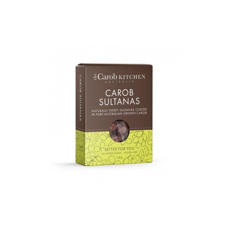 Carob Kitchen - Coated Carob Sultanas Box 100gm