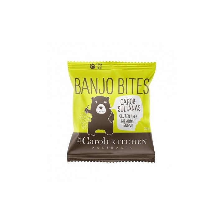 Carob kitchen - Carob Coated Sultana Bites