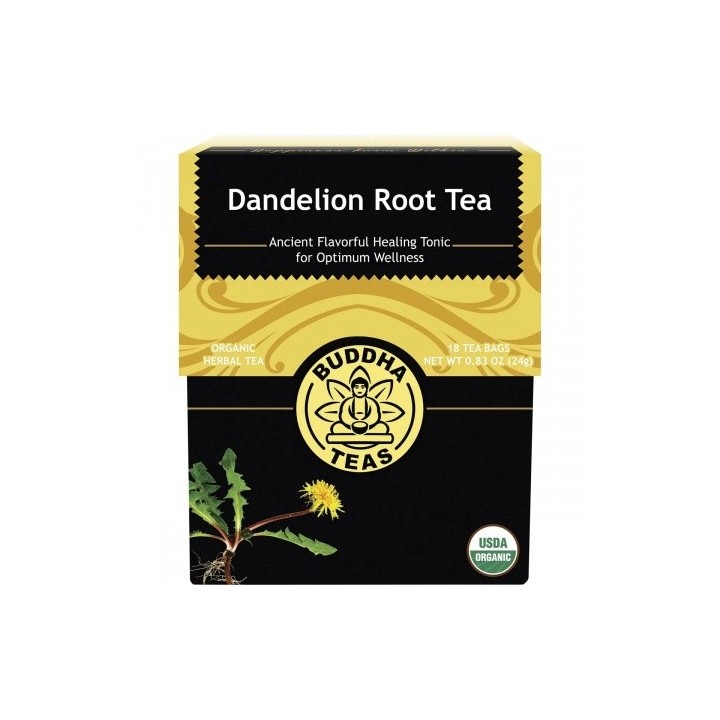 Organic Herbal Dandelion Root Teabags (18)