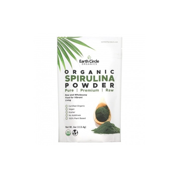 Earth circle Organic Spirulina Powder 113.4gm