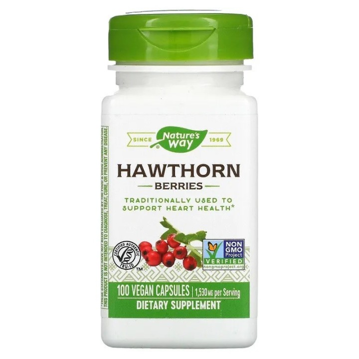 Natures Way Hawthorn Berries Capsules (100)