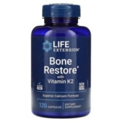 Life Extension Bone Restore with Vitamin K2 120 caps