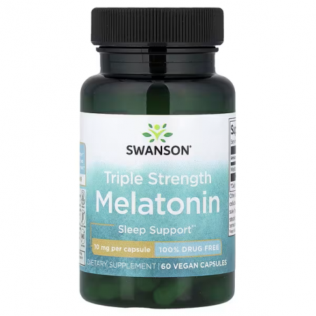 Swanson Triple Strength Melatonin Vegan Capsules (60)